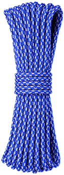 Hashtag Electric Blue W/ Silver Grey 550 Paracord - Nylon